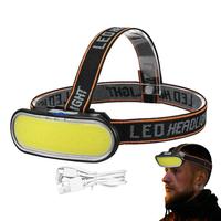 Headlamp Rechargeable 5 Lighting Modes LED Flashlight Portable Water Resistant Headband Lamp Camping Gear Rechargeable Headlight