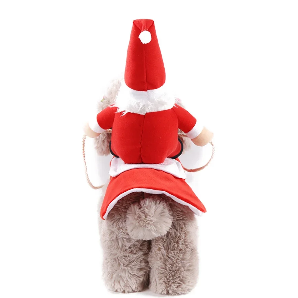 Christmas Dog Clothes Santa Claus Costume Cat Outfits Puppy Coat Chihuahua Party Cosplay Clothes Cat Clothing Pet Outfit Supplie