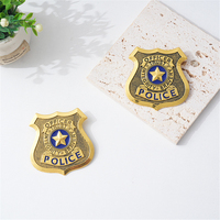 MINISO Zootopia Zootropolis Judith Laverne Hopps Cosplay Costume Metal Police Badge Pin Alloy Brooch Accessories Props