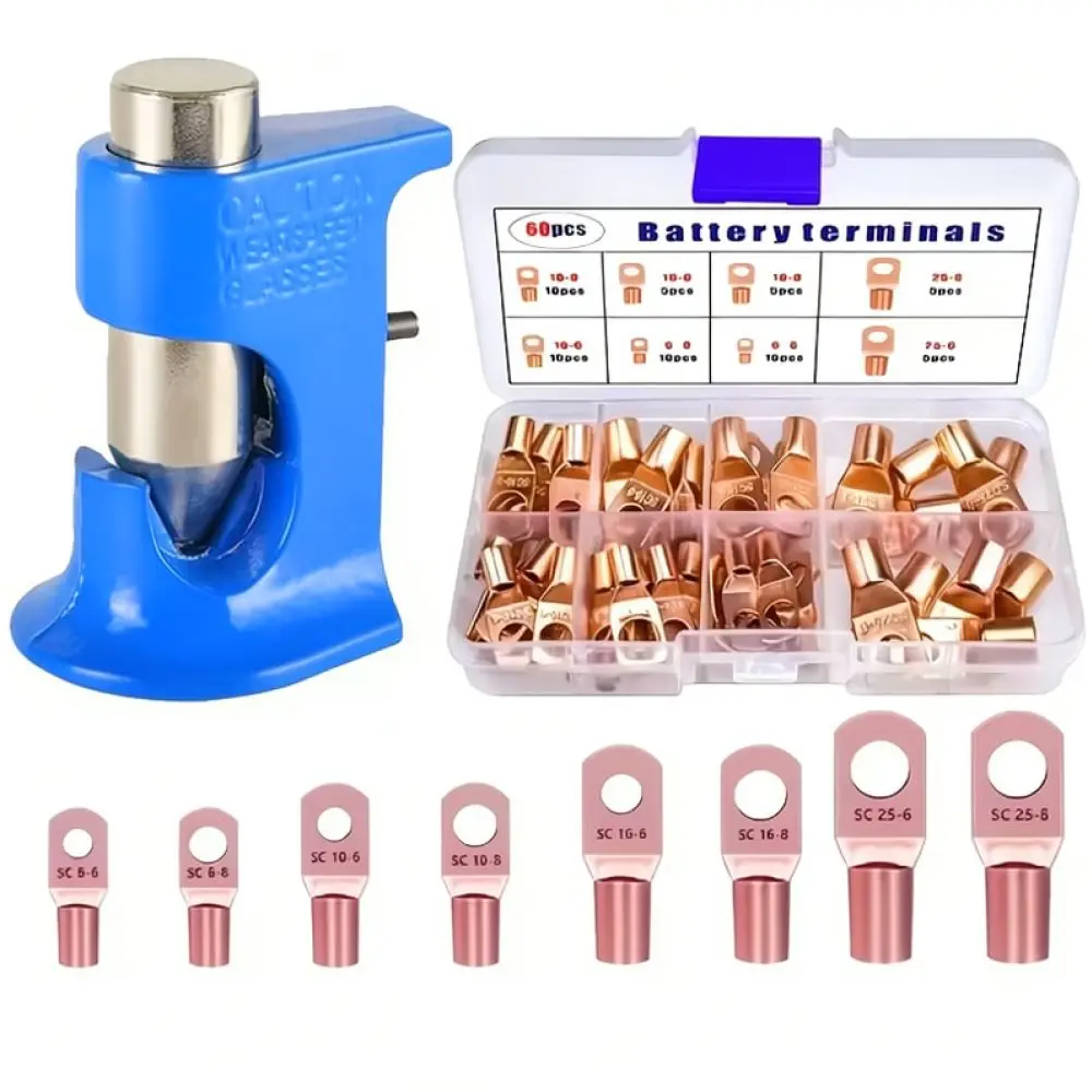 Ergonomic Manual Electrical Crimper Drop Hammer Terminal Fastening Pliers Manganese Steel Repair Tool For Jinyue Projects