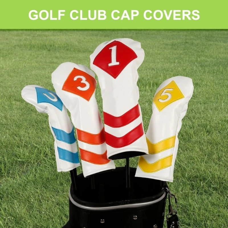 

G6DE Synthetic Waterproof Golfs Iron Head Cover Golfs Club Headcover Fit Most Brand