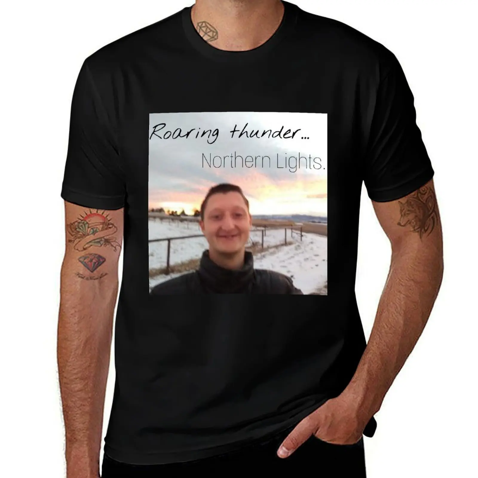 

man lights T-Shirt man man shirt t t Larson shirts Daniel graphic cotton shirt t summer northern