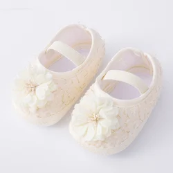 Chaussures à fleurs pour bébé fille de 0 à 12 mois, souliers de princesse pour apprendre à marcher, à la mode et amusantes, premiers pas pour l'automne