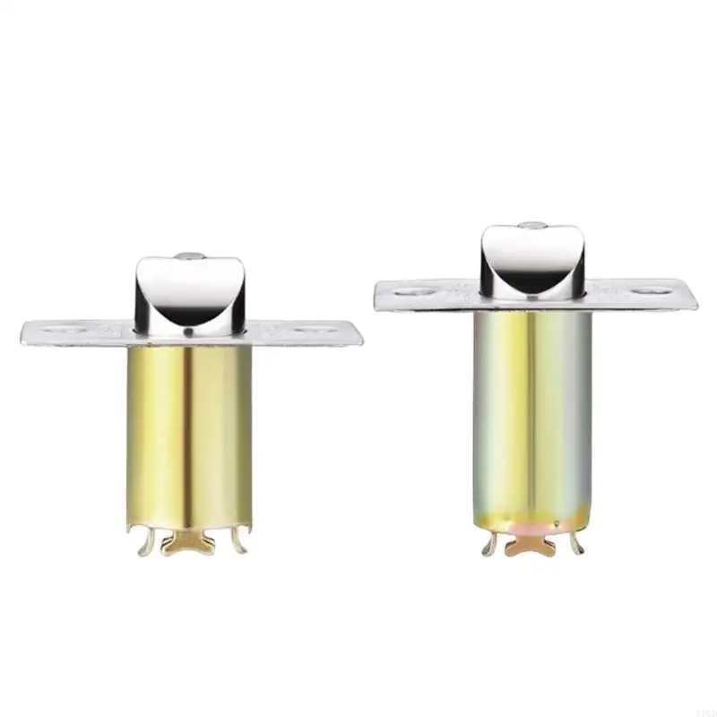 

652F 4Pcs Universals Single Lock Body Tongue Round Balls Door Knob Body Lock Cores Locking Tongue Lockcase Repair Fittings