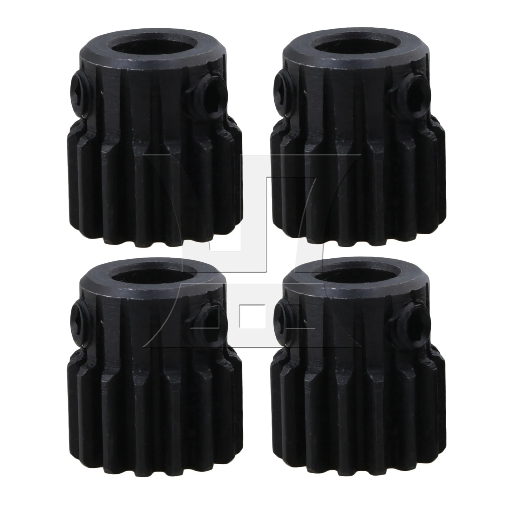 

CNBTR 4Pcs 1Mod 15T Pinion Gear 8mm Bore Steel Motor Rack Spur Gear for RC Car
