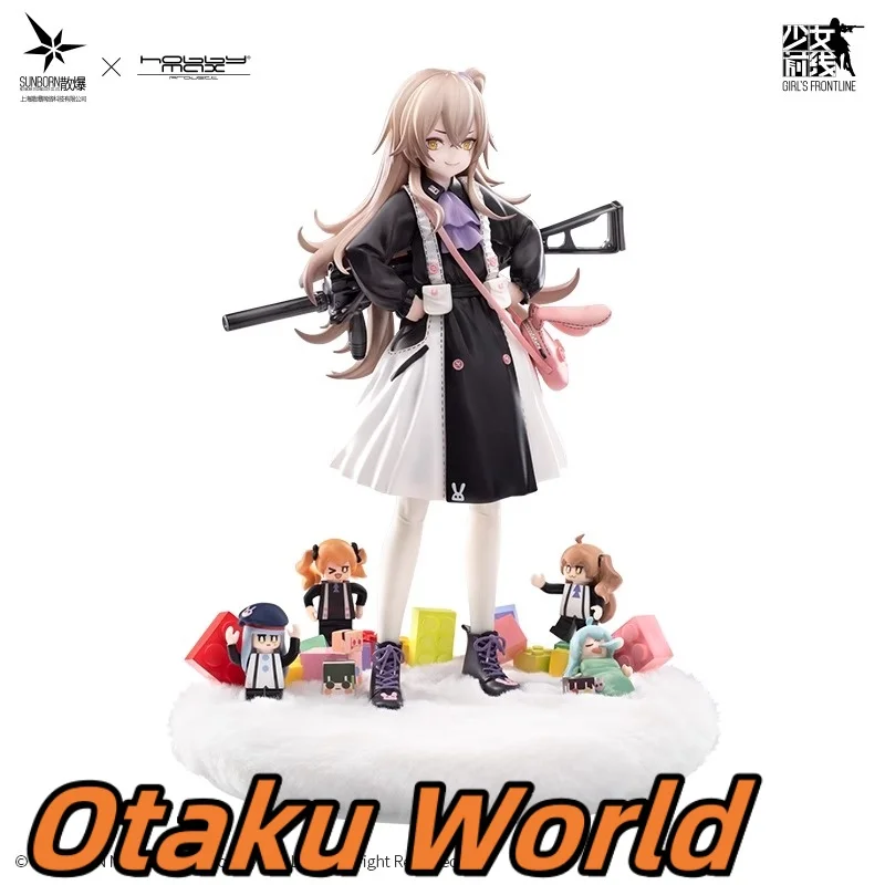 In stock Otaku UMP45 Figures Model Ornament Girls Frontline Leva Cosplay Costume Anime Game Cartoon Cute Model Decorations Gift