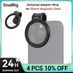 SmallRig Universal 52mm Attachable Filter Adapter Ring for Common Phone Universal Filter Adapter Ring Easy Install and Removal