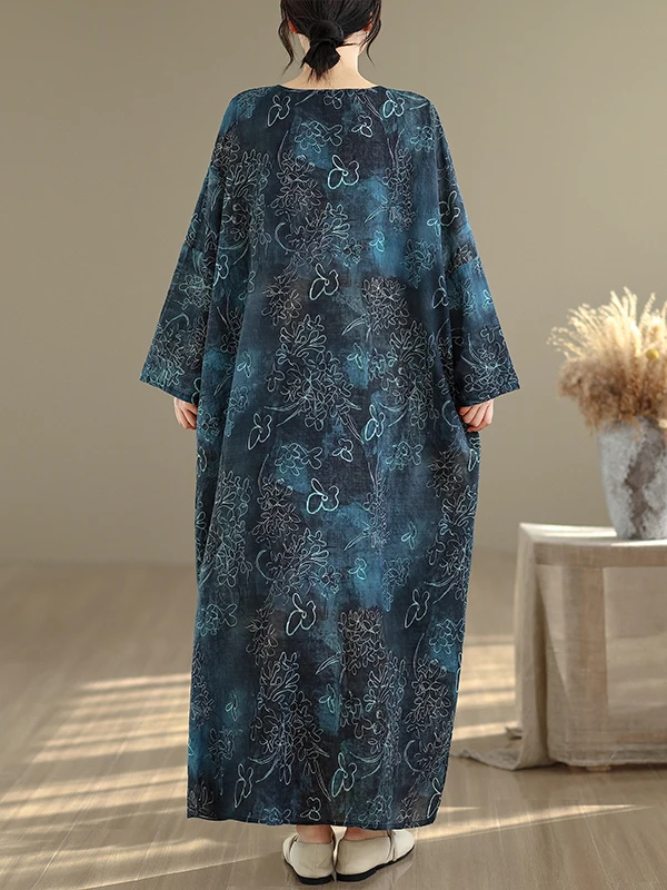 Minceur décontracté confortable grande taille Original français Long Sve Protection solaire V-ne mince coton lin imprimé ample Slimmi...