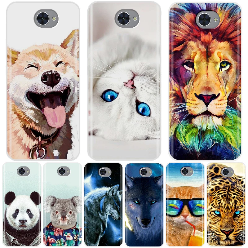 For Huawei Y7 Case Y7 2017 Soft TPU Silicone Case For Huawei Y7 TRT-LX1 TRT-LX2 TRT-LX3 Y7 2017 Back Cover Phone Case Bumper Bag