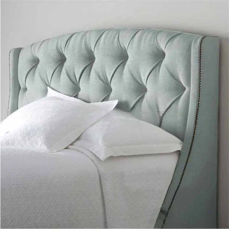 เตียงนอนไฮดรอลิกแบบมีกล่องเก็บของผ้าหุ้มสไตล์อเมริกัน ขนาด 1.5 * 1.8 เมตร พร้อมที่เก็บของสำหรับงานแต่งงาน