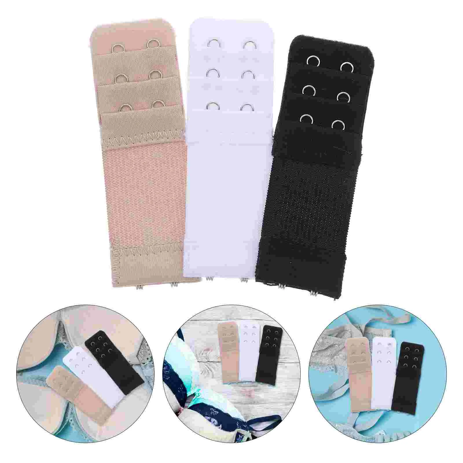 

6 Pcs Longline Sport Extender Hook Women Extension Buckle Lengthened Strap Belt