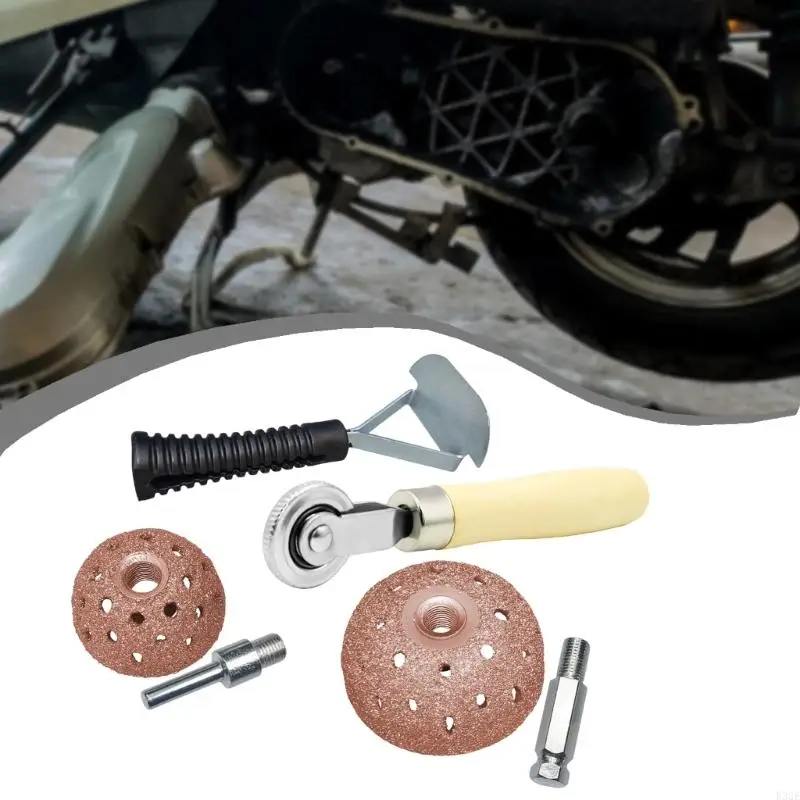 2025 مجموعة ترقيع إطارات عالمية جديدة مع رأس طحن كروي للدراجة النارية الشاحنة #2