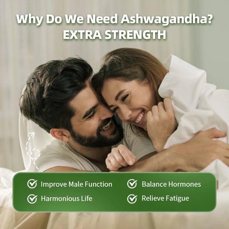 BBEEAAUU 2100mg Organic Ashwagandha Root Extract Capsule for Stress,Focus,Male Function Health Help Sleep Physical Support