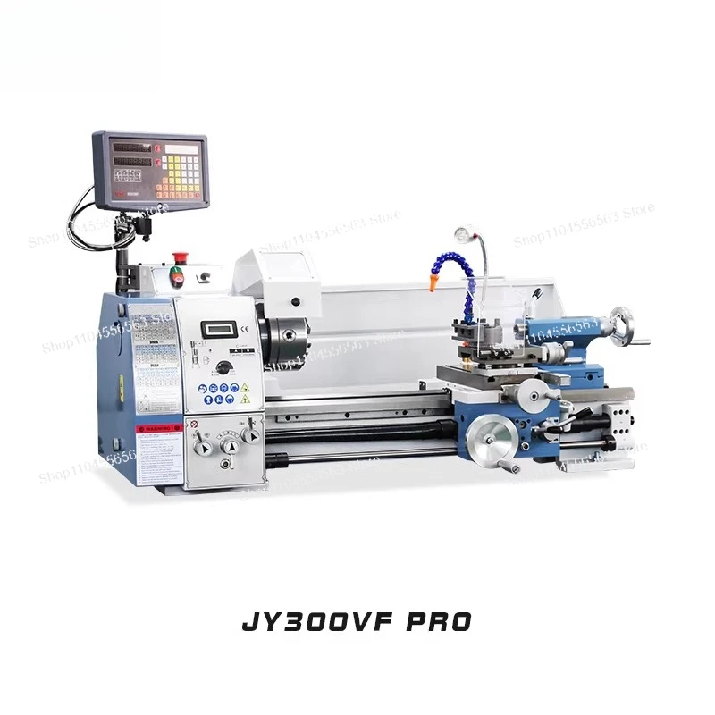 JY300VF PRO Precision Benchtop Lathe with Industrial Grade Accuracy for Home Workshop and Metalworking Training