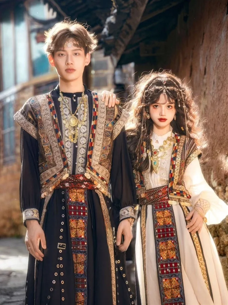 

New Arrival Ancient Princess Ethnic Style Photography Costume Phoenix Ancient City Travel Shoot Super Fairy Tale Outfit