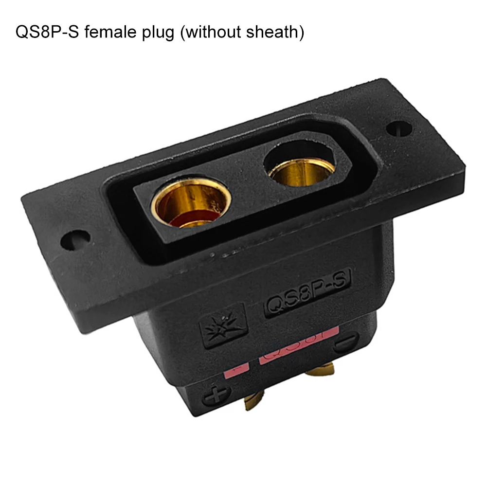 130-180A Male And Female Battery Connectors For Electric Drones QS8P-S Spark-proof Charging Lock Plate Power P-lug Electrical