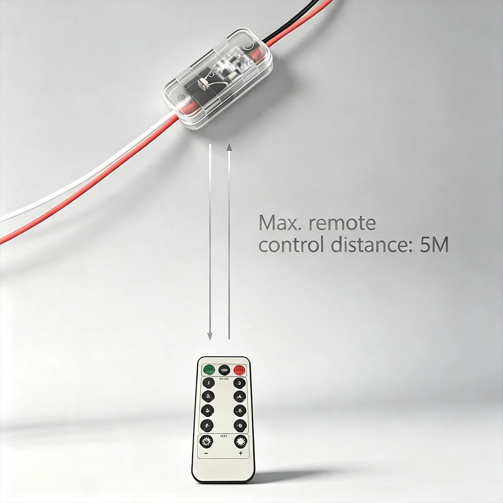 5V-24V USB Light Control Sensor Switch, Remote Control Timing Shutdown, Suitable for Automatic Switching in Corridors and Aisles image 6