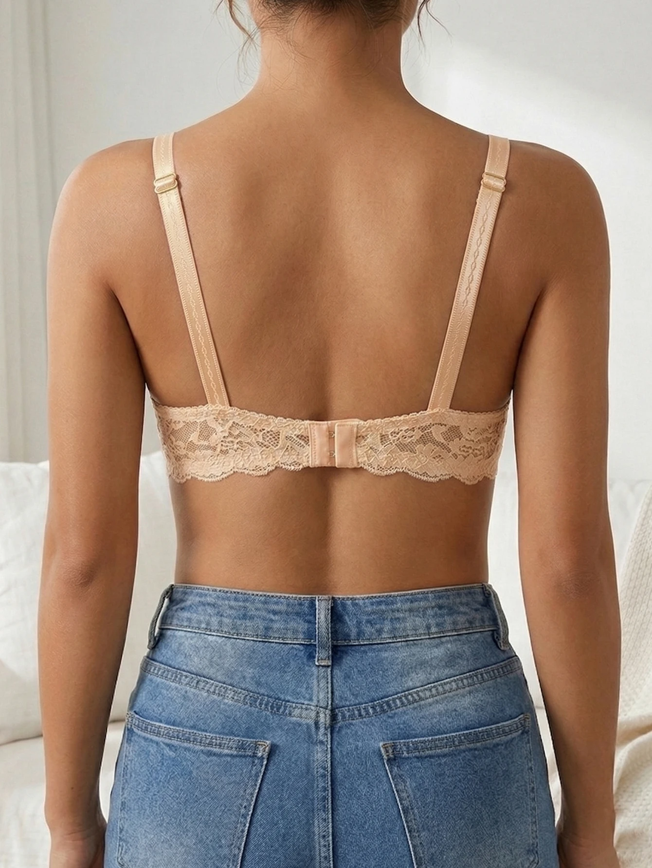 Lace Women's Bra Breast Cover Summer Thin Cup Underwear Adjustable Push Up Bras Underwire Sexy Bralette Lingerie