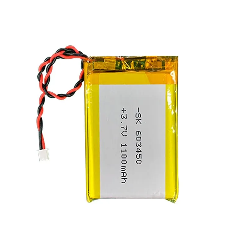 buy more will cheap 603450 polymer lithium battery 3.7V1100mah fill light battery Live light student card battery