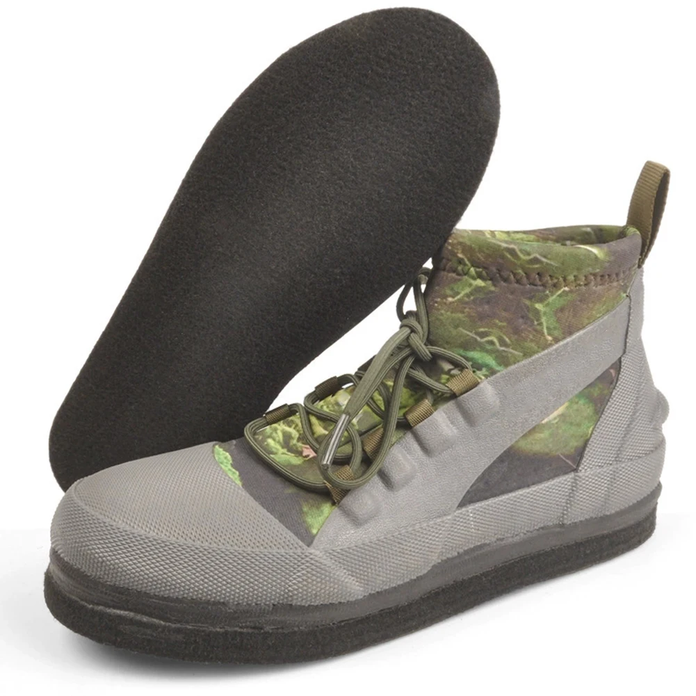 

Felt Bottom Shoes Outdoor Water Shoes Breathable Fabric Lightweight Multifunctional Anti-collision River Wading Shoes