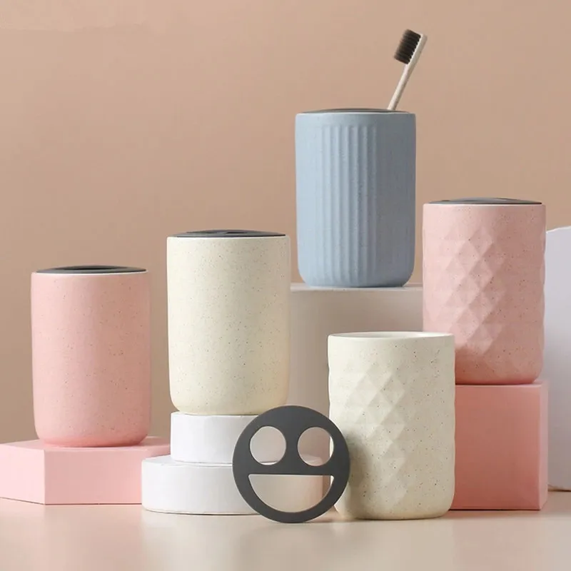 

Nordic Solid Color Toothbrush Holder Ceramic Tooth Brush Household Toothpaste Storage Tools Bathroom Supplies
