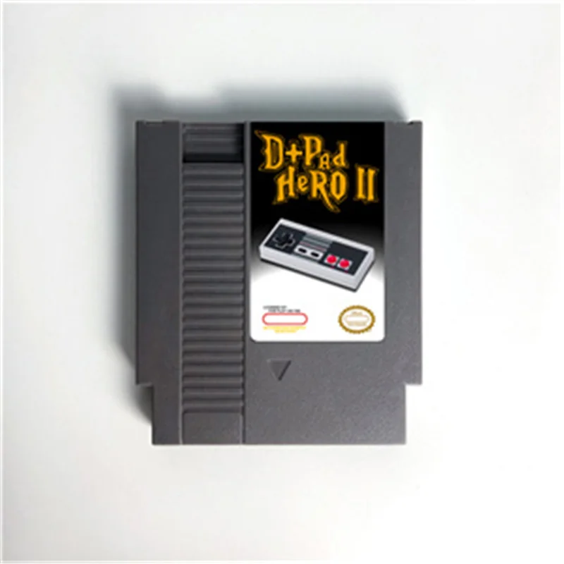 D Pad Hero 2 Game Cart for 72 Pins Console NES