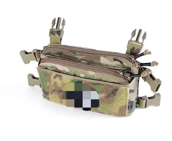 Chasis táctico pecho MOLLE MK3 MK4 con panel de cremallera - imagen 3