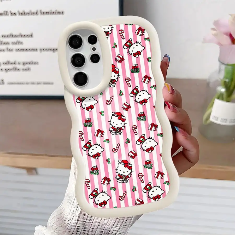 Soft Phone Cover Case for Samsung Galaxy S21 S20 FE S24 S22 Ultra S25+ S24+ S25 S23 Plus Kuromi Pochacco Melody