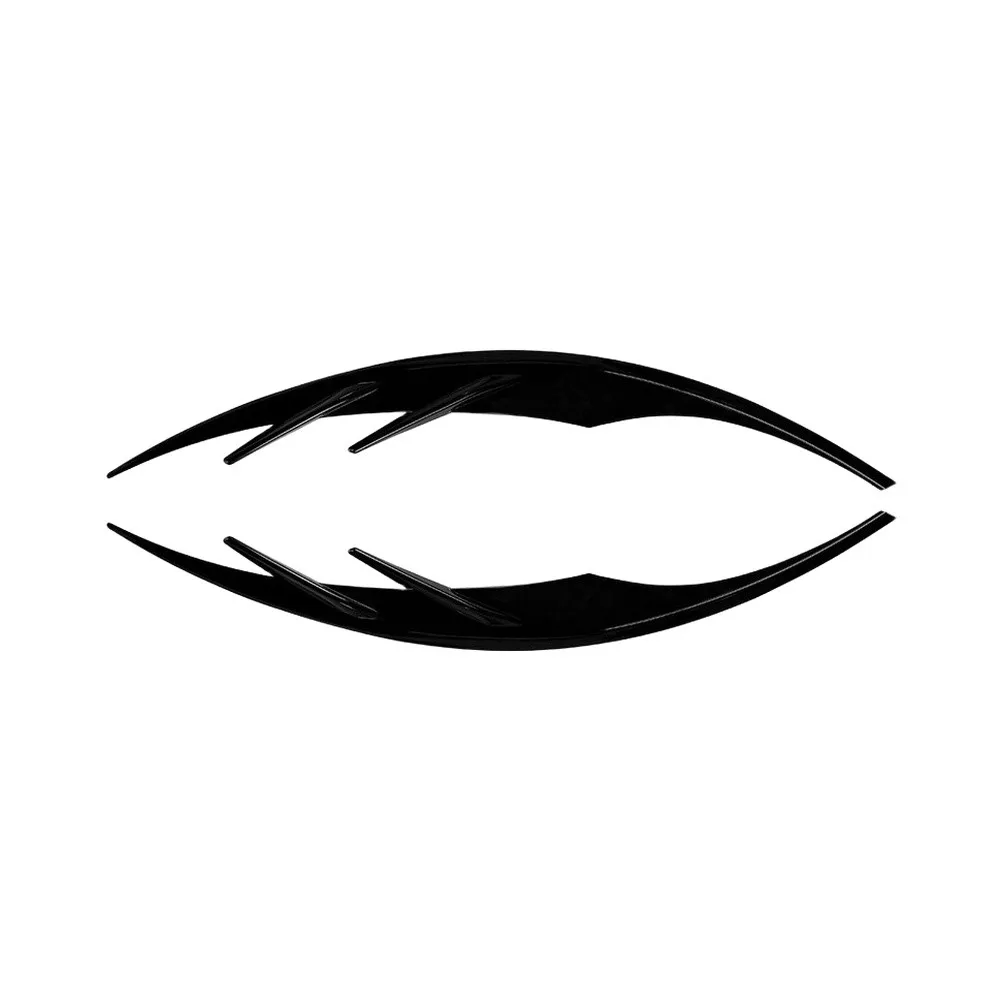 Car Headlight Eyebrow Trim Automotive Interior Sticker Eye Lid Covers Headlight Eyebrows High-strength ABS Material