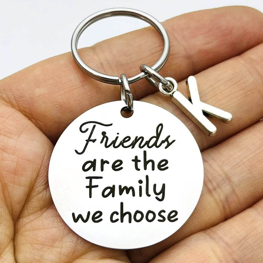 Best Friend Gift Christmas Birthday Gifts Friendship Gifts for Friends Friends are The Family We Choose Keychain