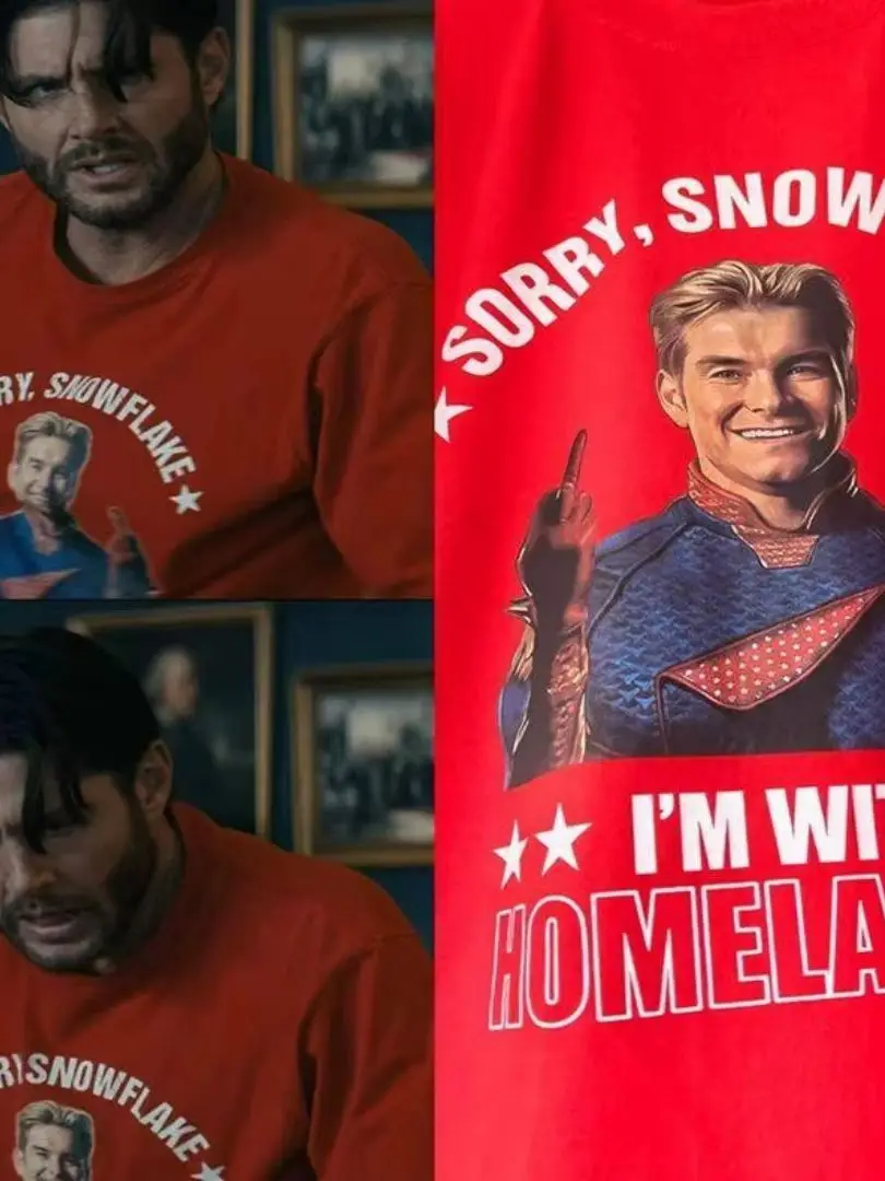 Tut mir leid, Snowflake, ich bin bei Homelander. Shirt The Boys Merchandise Sommer T-Shirt aus reiner Baumwolle für Herren, Kinderkleidung, T-Shirt Y2k für Damen ﻿ – Detail 1