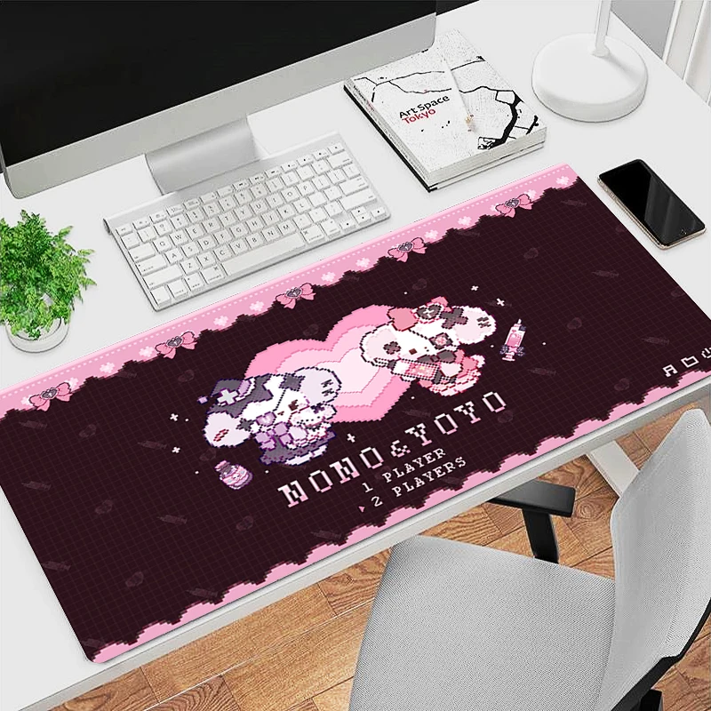 Pink Cute Dog Mouse Pad Office PC Anime Cartoon Game Cabinet Keyboard Mousepad Laptop Gaming Accessories Kawaii Desk Mat Carpet