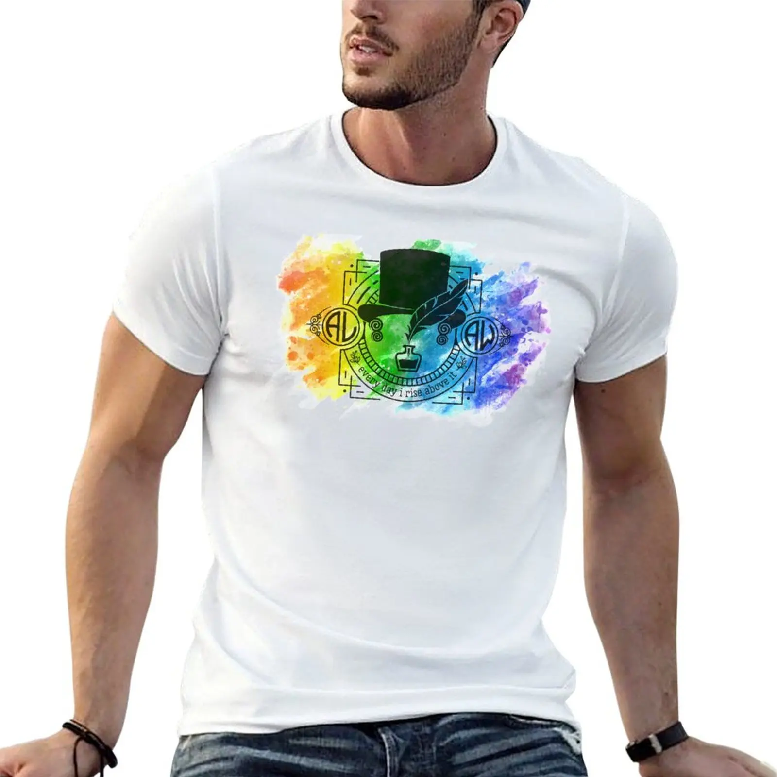 Rainbow Gentleman Jack Graphic T-Shirt man t shirts for men t shirts for man graphic tees cotton t shirt pack T-shirt