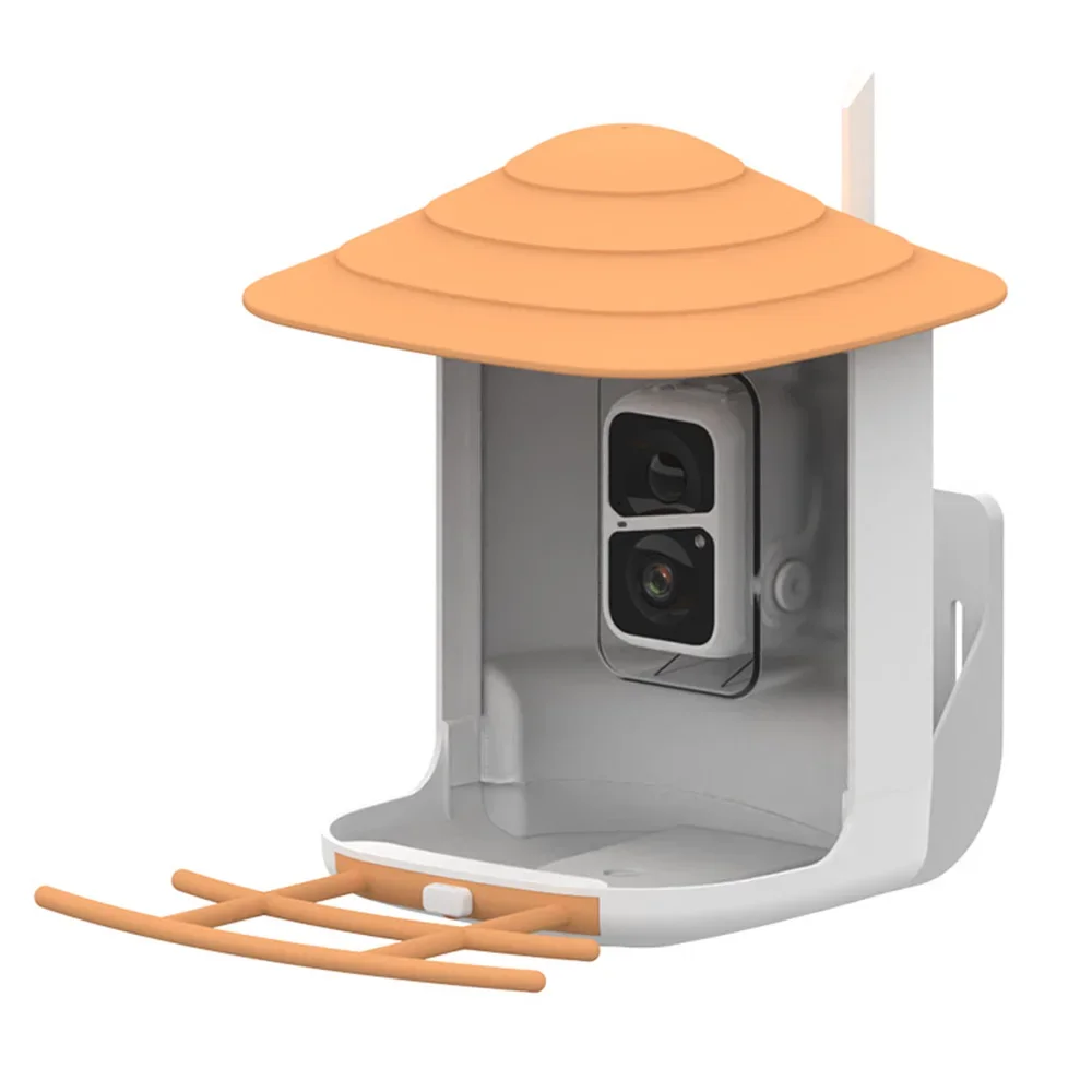 

Bird Feeder with Camera Wireless Outdoor Solar Panel Energy Generation 2MP APP Connection Waterproof AI Identify Hummingbird