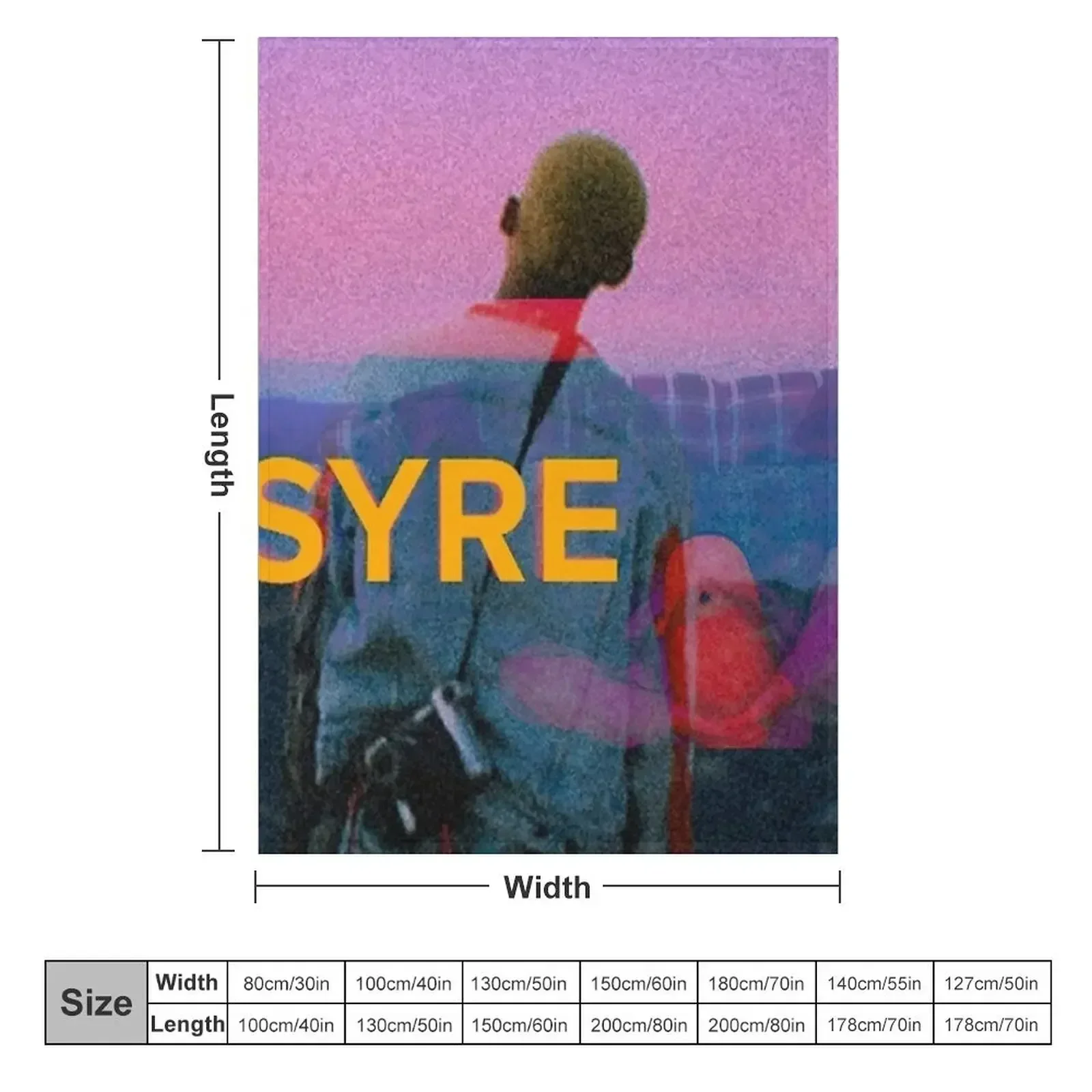 Jaden Smith - SYRE Throw Blanket bed plaid Hairys warm winter Blankets