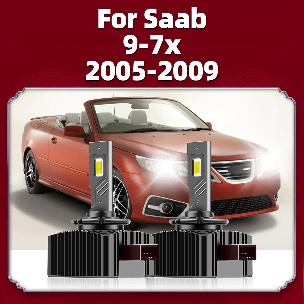 

Auto Car HID to LED Headlight Bulbs D1S Lamps 12V 30000LM High Power 110W/2Pcs Plug&Play For Saab 9-7x 2005 2006 2007 2008 2009