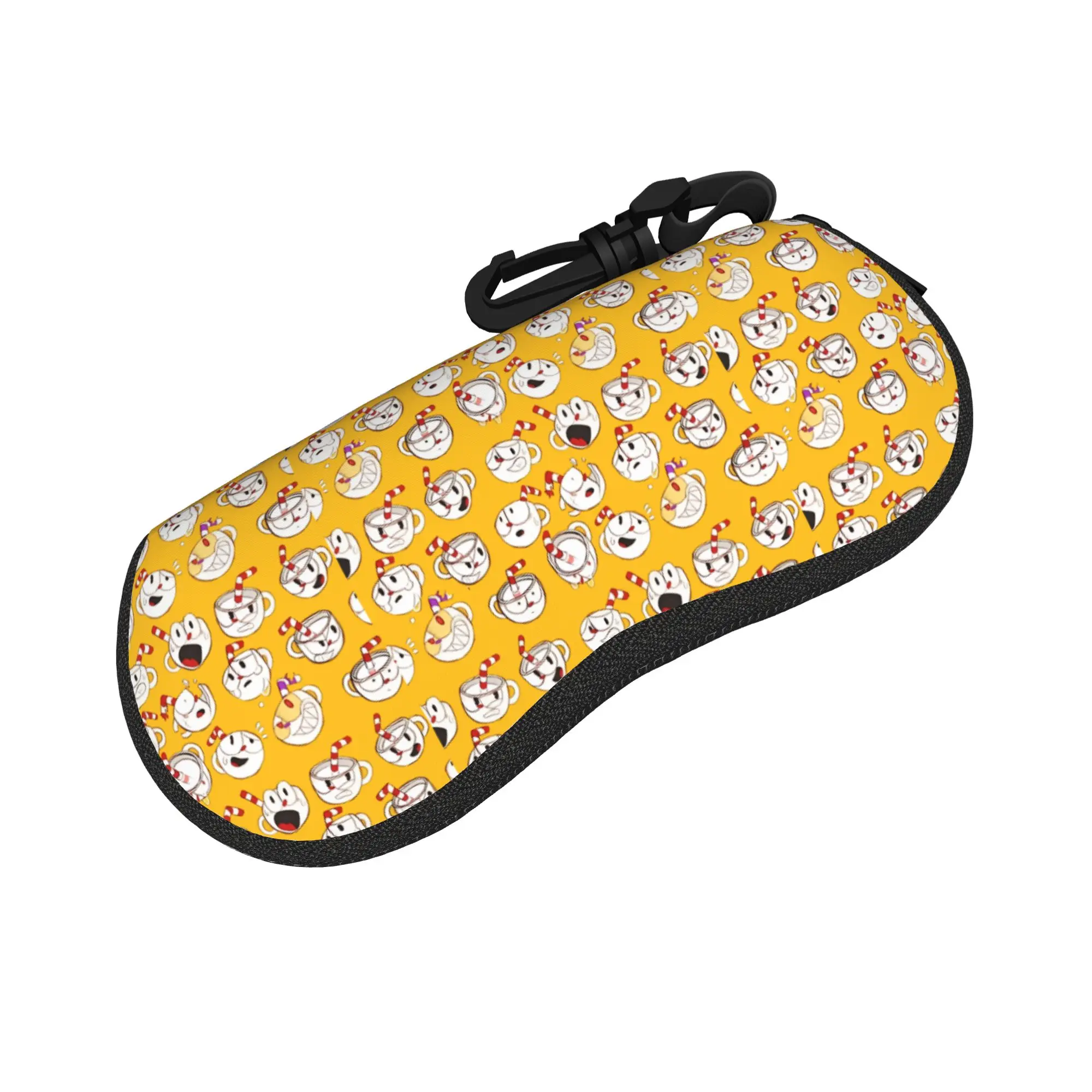 

Custom Hot Animes C-Cupheades Classic Glasses Case Fashion Retro Shell Eyeglasses Case Sunglasses Box