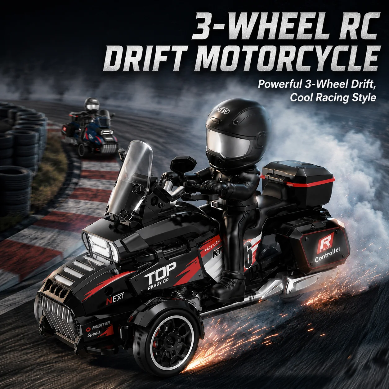 Hotfree Moto RC Drift 1/43, Tr - Rc Hobby Pro avis et prix