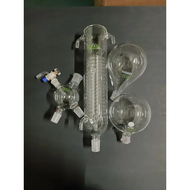 Trap Serpentine Jacketed Ice Condenser, Compatible with Yarong RE-52A/52C/52CS Rotary Evaporator