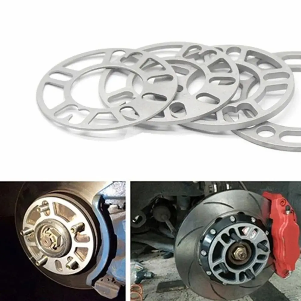 Aluminum Car Wheel Spacer Shims Plate 3mm 5mm 8mm 10mm Fit 4x100 4x114.3 5x100 5x108 5x114.3 5x120