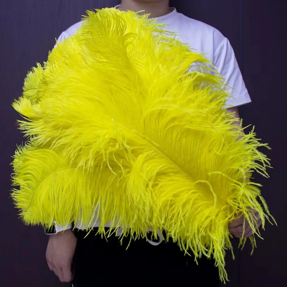60-65cm 24-26 Inch Natural Ostrich Feathers Hard Shots 10/50/100/200Pcs for Wedding Centerpiece DIY Craft Home Decoration Supply