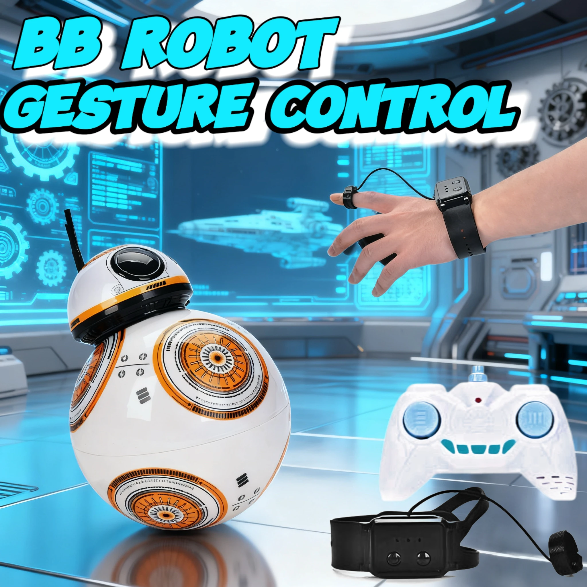 

Радиоуправляемый робот 2,4G, радиоуправляемый пульт дистанционного управления со звуковыми часами, индукционный датчик жестов, интеллектуальная модель робота | Электронная игрушка в подарок