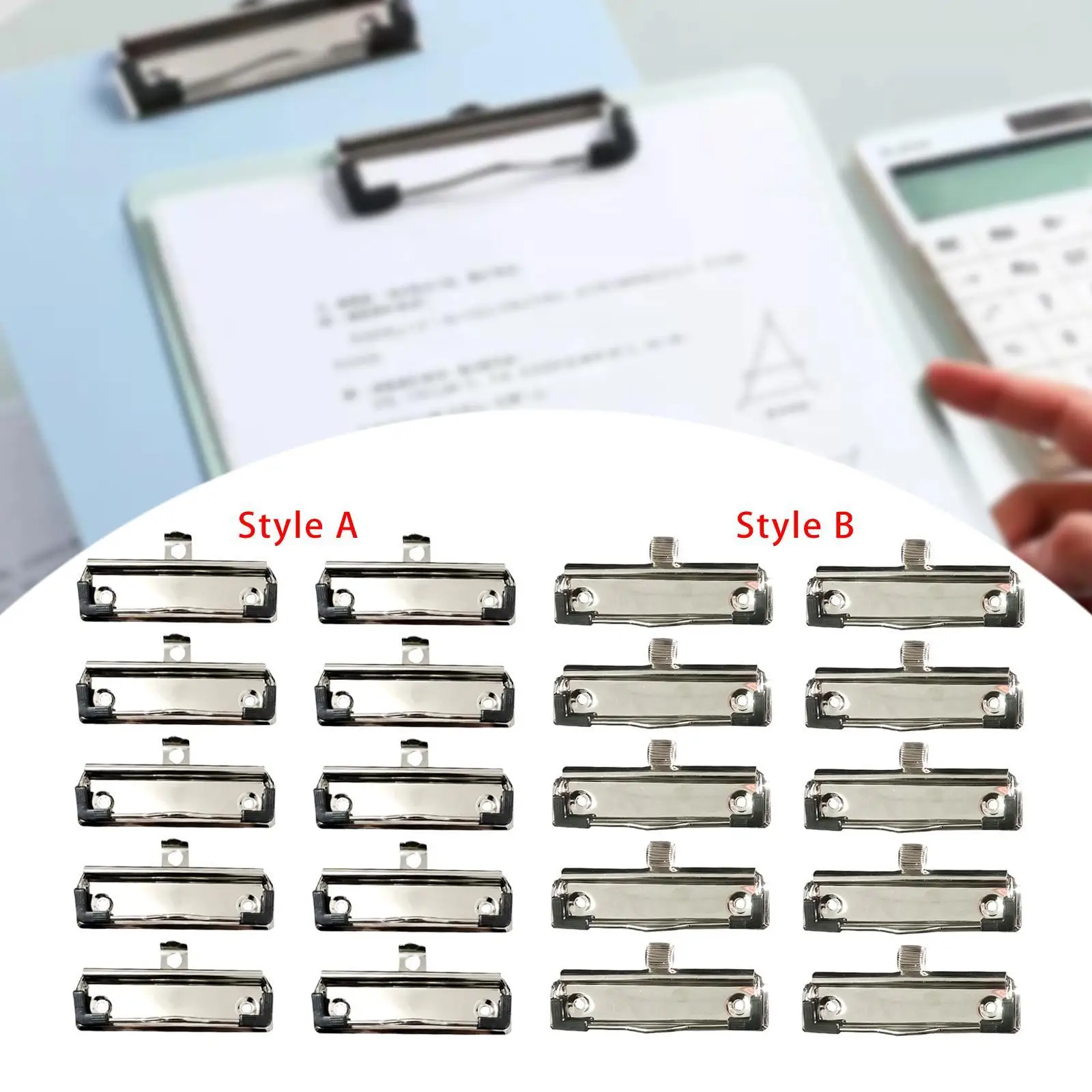 10x Bull Binder Paper Clips File Clamp File Money Binder Clips Clips 4 inch Long for Drawing Board Kitchen,Art Crafts Office