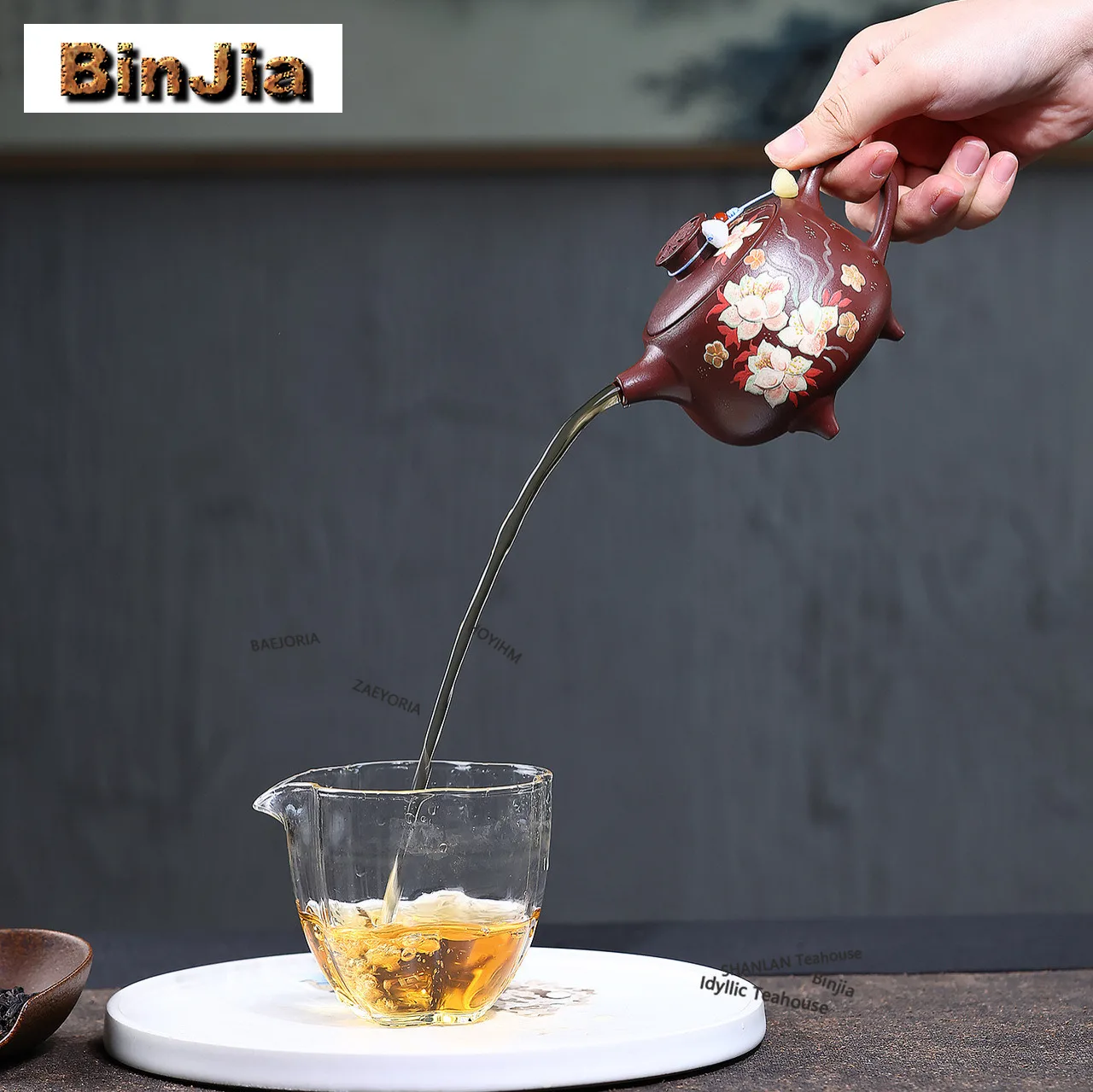 BAEJORIA 190ml Creative Yixing Purple Clay Teapots Handmade Tripod Pot Raw Ore Dicaoqing Mud Kettle With Filter Zisha Tea Set