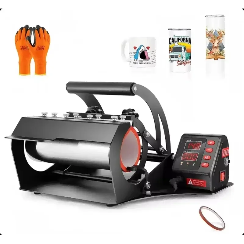 STROVAN 30oz All-in-One Latest High Quality Easy-to-Operate Semi-Automatic Easy Open Sublimation Printer Mug Heat Press
