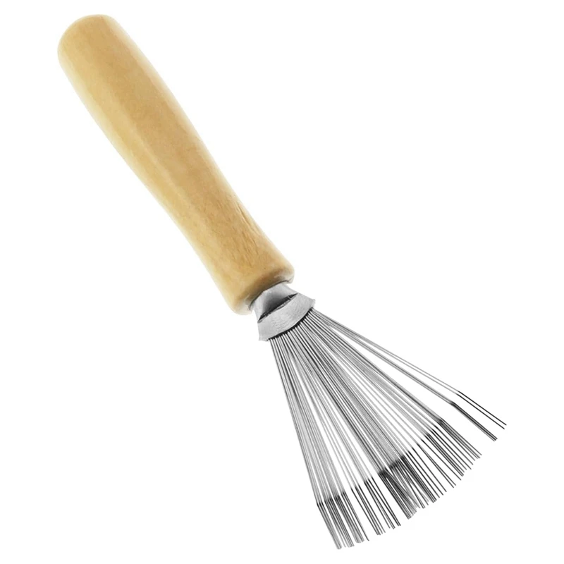 ABVJ-3PCS ferramentas de arranjo de flores de limpeza placa de agulha de aço inoxidável escova de flores escova de fio ferramentas de arranjo de flores