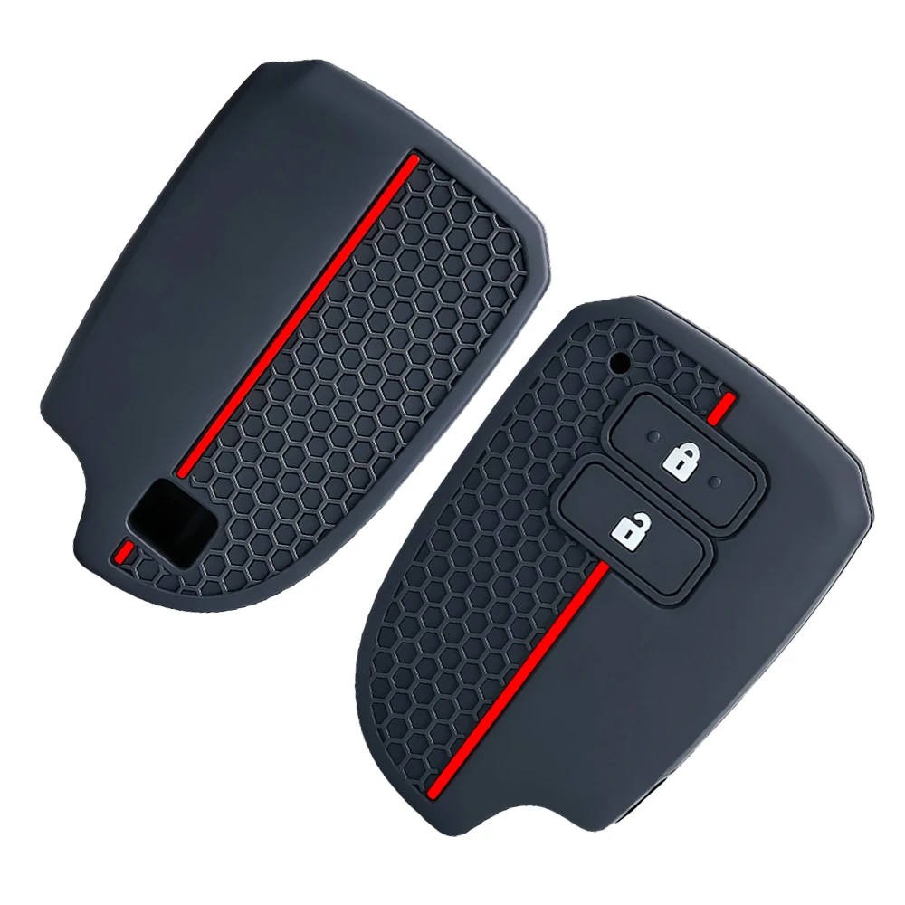 for Toyota Yaris X Yaris L Sedan Vios FS EZ Verso 2026 New 2 Buttons Car Remote Silicone Key Fob Case Cover Shell Accessories