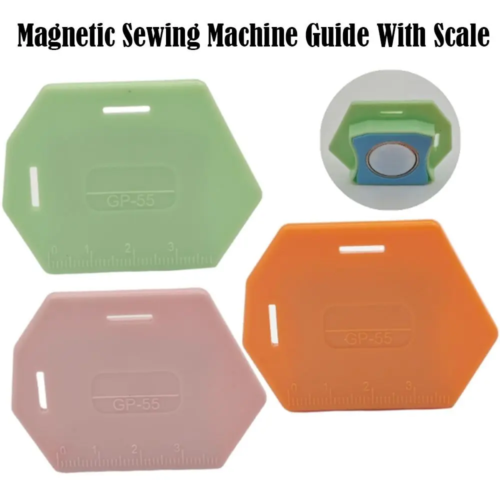 多機能磁気縫製ガイド,カール防止ロック,固定ゲージ,スケール付き保持エッジ