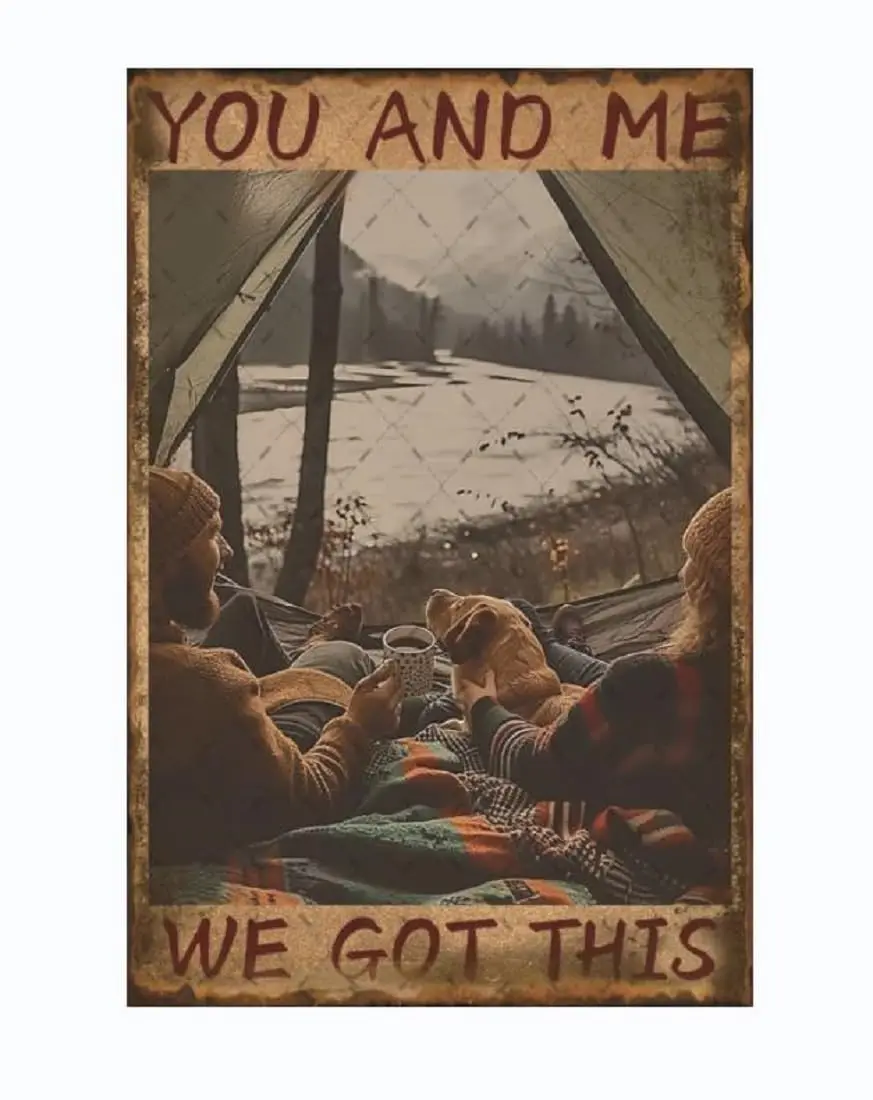 EMOHAT You and Me, мы получили металлический жестяной знак, этот открытый горный рассвет, Романтический настенный постер, Винтажные Украшения для комнаты Offi