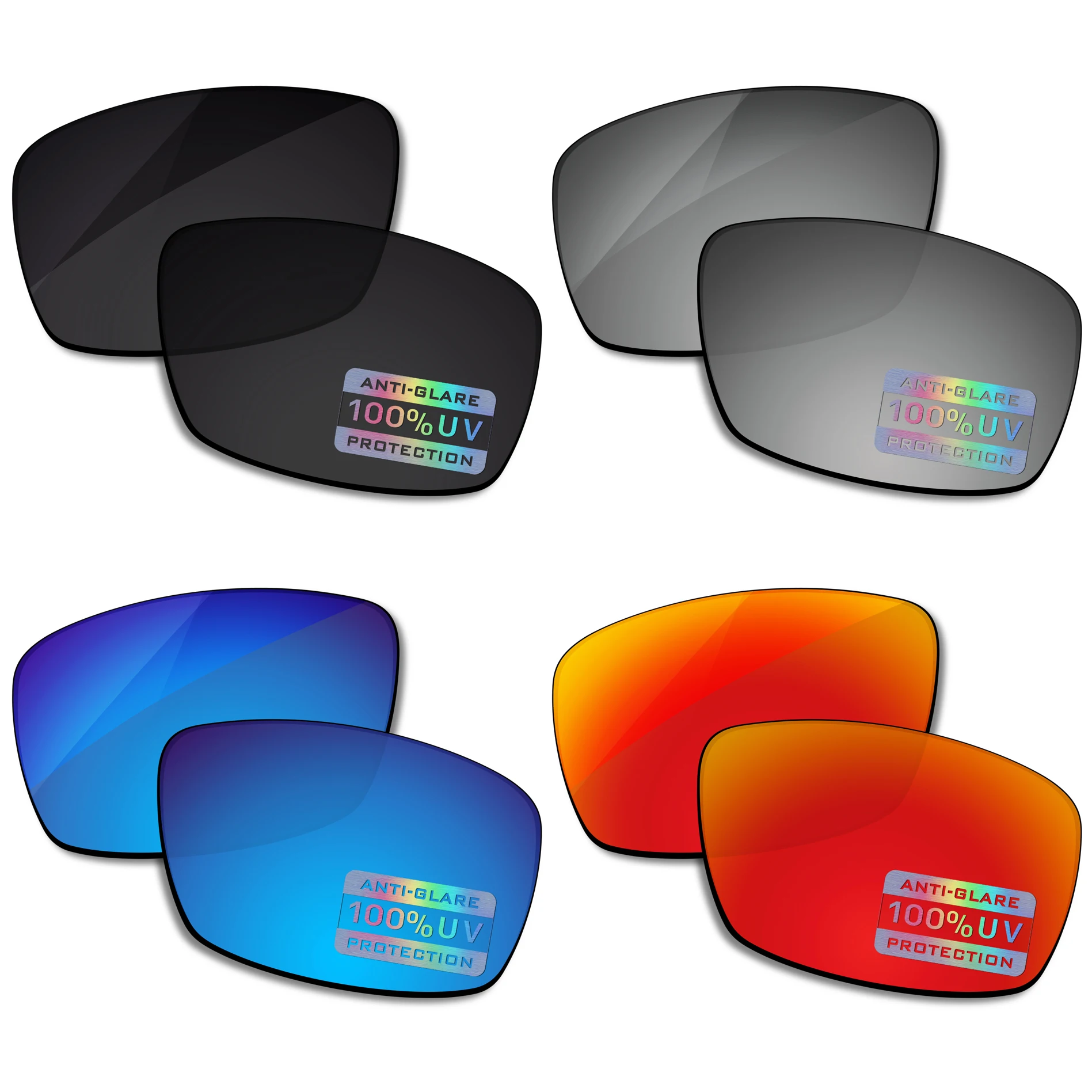 

MYCOURAG Replacement Lenses for OAKLEY Nanowire 4.0 Sunglasses UV400 Protection Multi-Color